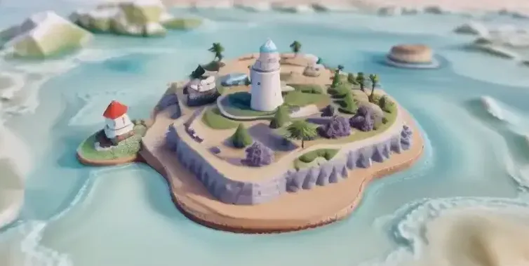 Island Scale Silhouette