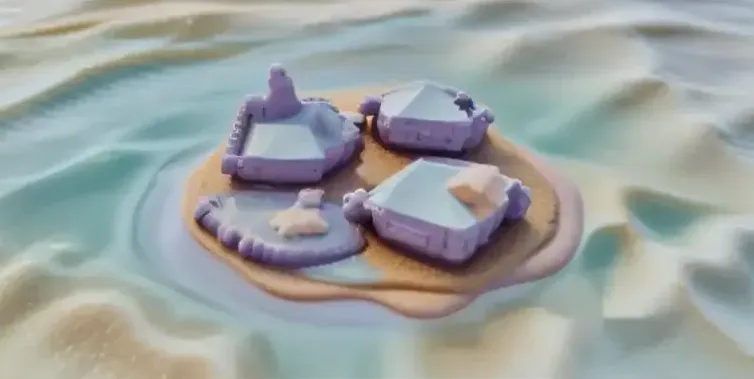 Daylight Island Render